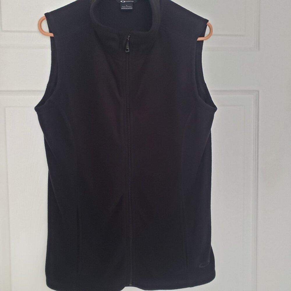 Oakley Men's Performance Golf Outerwear Zip Vest Black Size Large